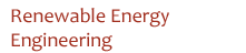 Renewable Energy Engineering